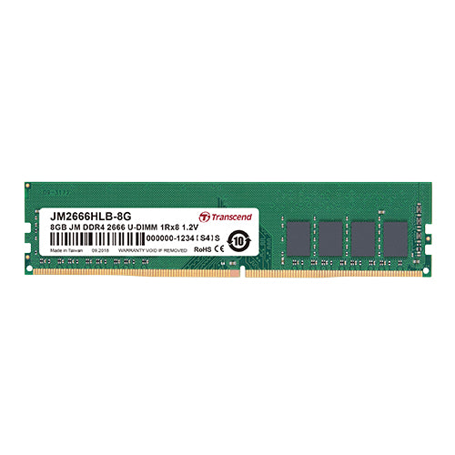 Transcend JetRam JM2666HLB-16G memory module 16 GB 2 x 8 GB DDR4 2666 MHz