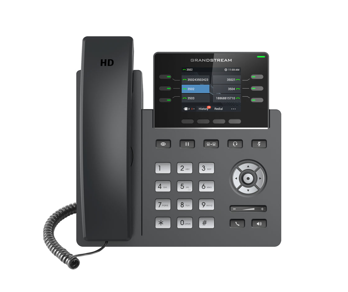 GRP2613 - Grandstream Networks THE IS A POWERFUL 3-LINE CARRIER-GRADE IP PHONE DESIGNED WITH ZERO-TOUCH