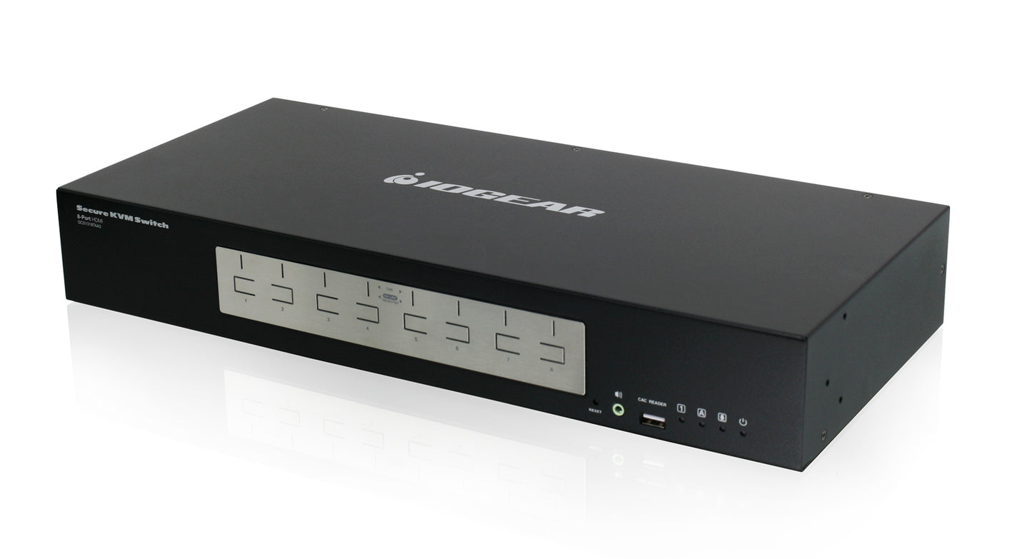 GCS1318TAA3 - iogear 8PORT HDMI SECURE KVM WITH CAC