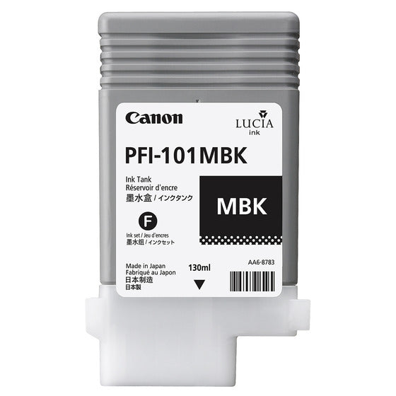 0882B001AA - Canon CANON PFI-101MBK-MATTEBLK INK TANK 130ML