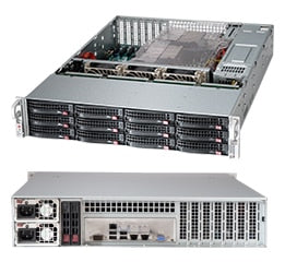 CHASSIS, NR BLACK 2U SC826B LP SAS3 NVME CHASSIS W/ REDUNDANT 1200W, BLACK