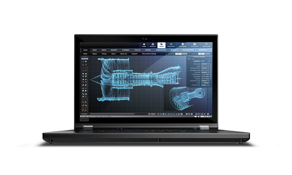 Lenovo ThinkPad P53 i7-9850H Mobile workstation 15.6" Full HD Intel® Core™ i7 32 GB DDR4-SDRAM 1000 GB SSD NVIDIA Quadro RTX 4000 Wi-Fi 6 (802.11ax) Windows 10 Pro Black