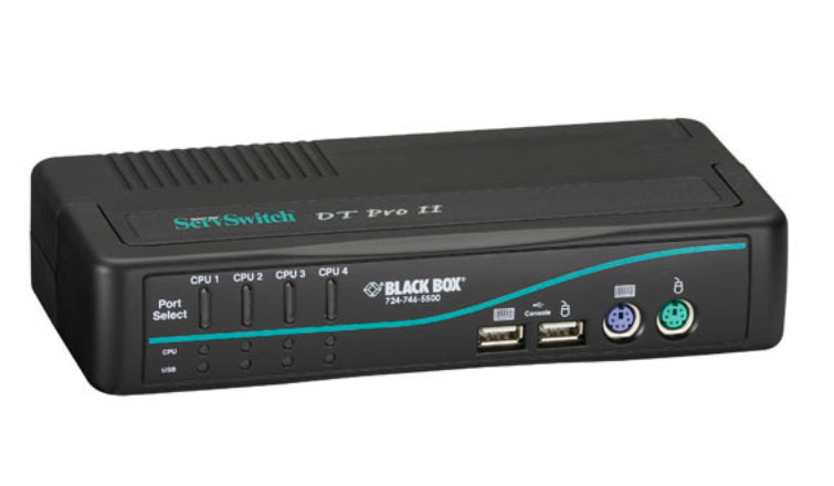 DESKTOP KVM SWITCH - VGA, USB OR PS/2, AUDIO, 4-PORT