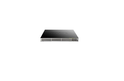 D-Link DGS-3630-52PC/SI network switch Managed L3 Gigabit Ethernet (10/100/1000) Power over Ethernet (PoE) Black, Gray