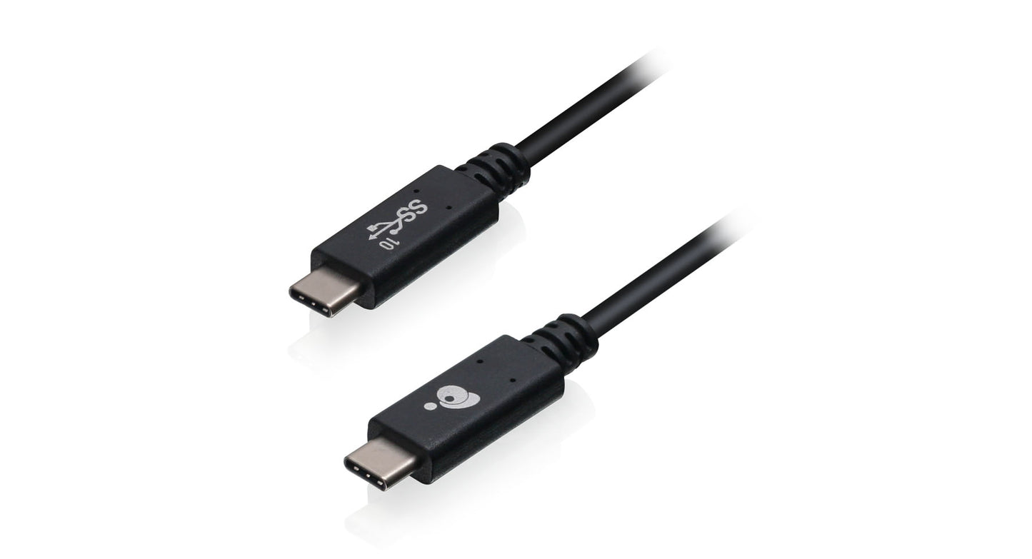 G2LU3CCM01E - iogear SMART USB-C TO USB-C (USB-IF CERTIFIED) 10 GBPS 3.3FT (1M) CABLE WITH E-MARKER