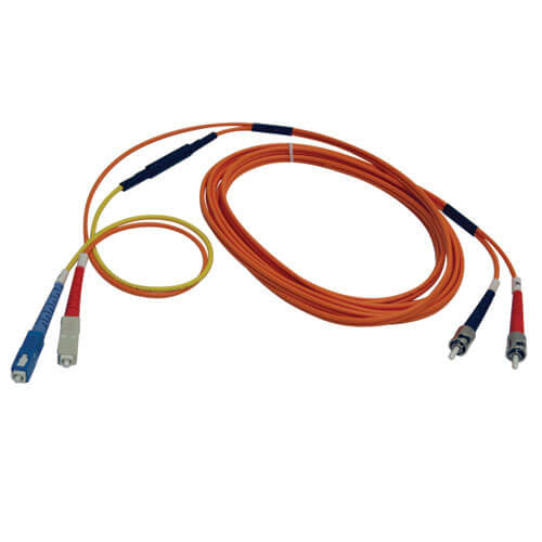 Tripp Lite N420-03M fiber optic cable 118.1" (3 m) 2x SC 2x ST Black, Blue, Orange, Red, Yellow