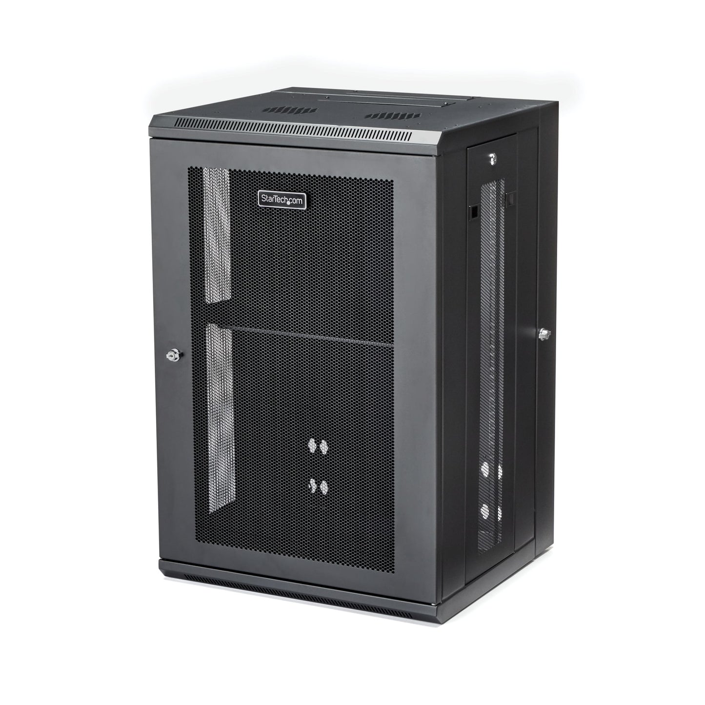 18U 19 IN WALL MOUNT NETWORK CABINET - SWITCH DEPTH RACK ENCLOSURE- 180 HINGED