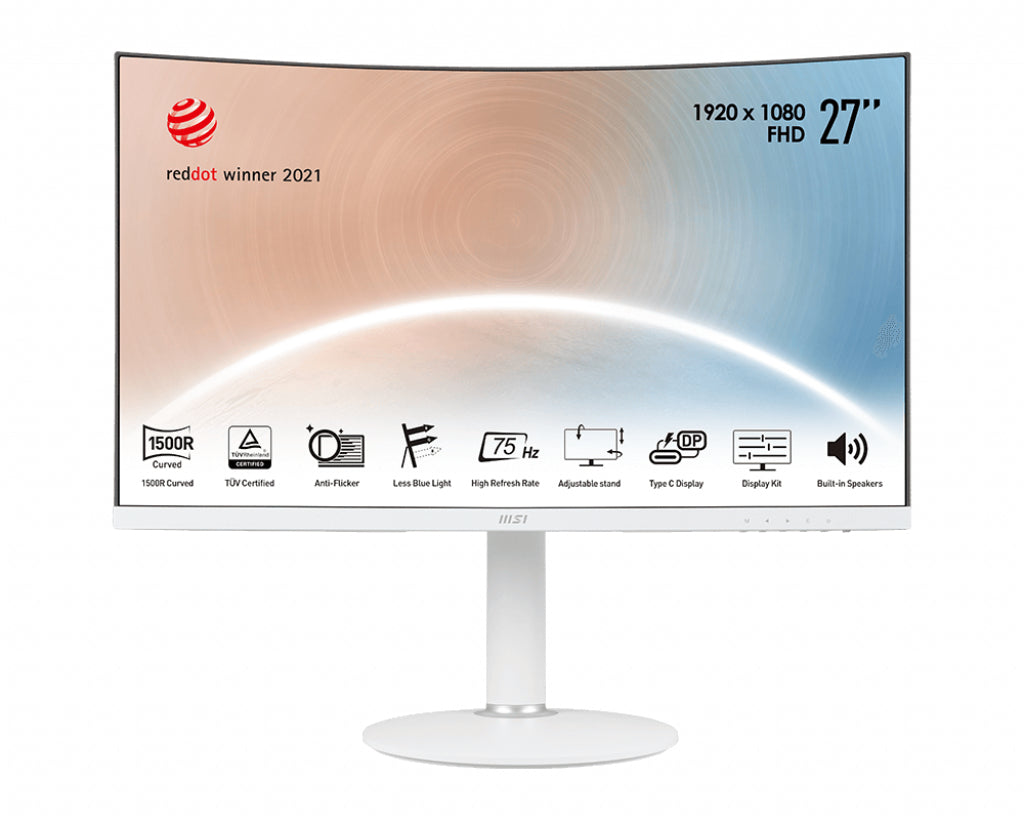 MSI Modern MD271CPW 27" 1920 x 1080 pixels Full HD White
