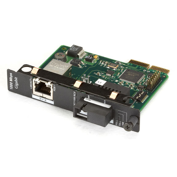 GIGABIT ETHERNET (1000-MBPS) MANAGED MEDIA CONVERTER - 1000-MBPS COPPER TO 1000-