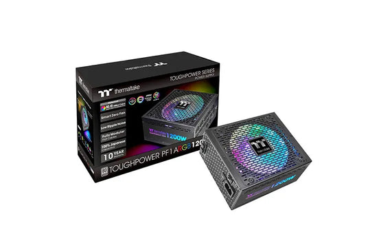 PS-TPD-1200F3FAPU-1 - Thermaltake TOUGHPOWER PF1 ARGB 80+ PLATINUM SERIES (850W/1050W/1200W), WITH PATENTED 16.8 M