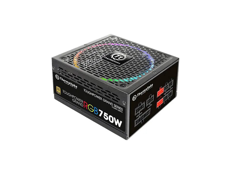 PS-TPG-0750FPCGUS-R - Thermaltake TOUGHPOWER GRAND RGB GOLD 750W, COMING WITH A PATENTED 256 COLORS RIING 14 RGB F
