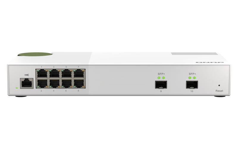 QNAP QSW-M2108-2S network switch Managed L2 2.5G Ethernet (100/1000/2500) Gray
