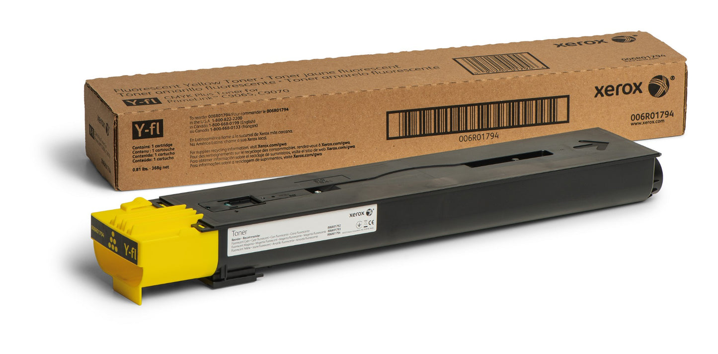 006R01794 - Xerox PRIMELINK XC9065/XC9070 FLUORESCENT YELLOW TONER CARTRIDGE