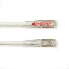 C6APC80S-WH-03 - Black Box CAT6A 650-MHZ LOCKING SNAGLESS STRANDED ETHERNET PATCH CABLE - SHIELDED (S/FTP),