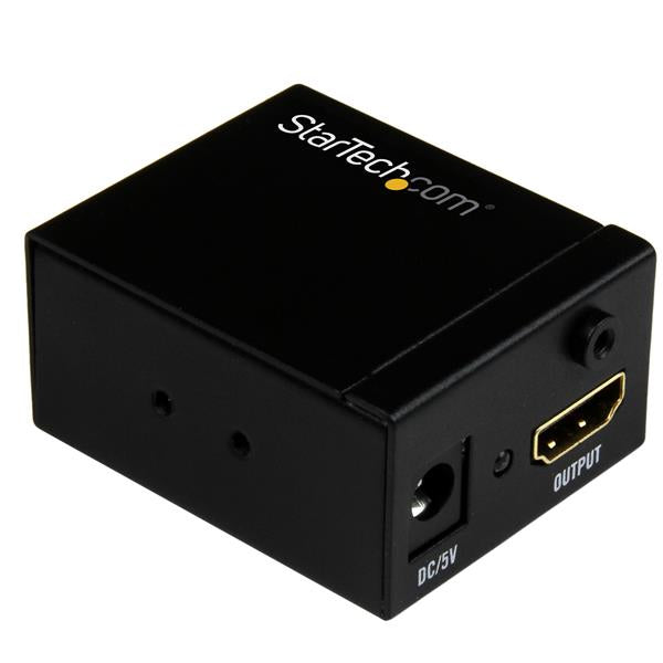 HDBOOST - StarTech.com AMPLIFY THE STRENGTH OF YOUR HDMI SIGNAL TO EXTEND YOUR VIDEO SOURCE UP TO 115 F