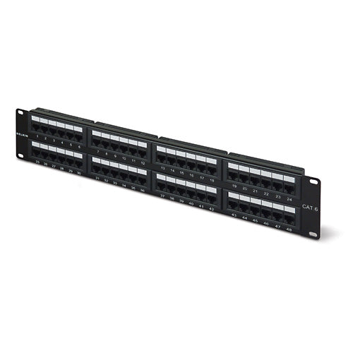 BELKIN PATCH PANEL - PATCH PANEL - BLACK - 48 PORTS