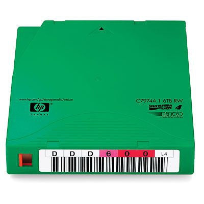 Hewlett Packard Enterprise C7974AN backup storage media Blank data tape 800 GB LTO 0.5" (1.27 cm)