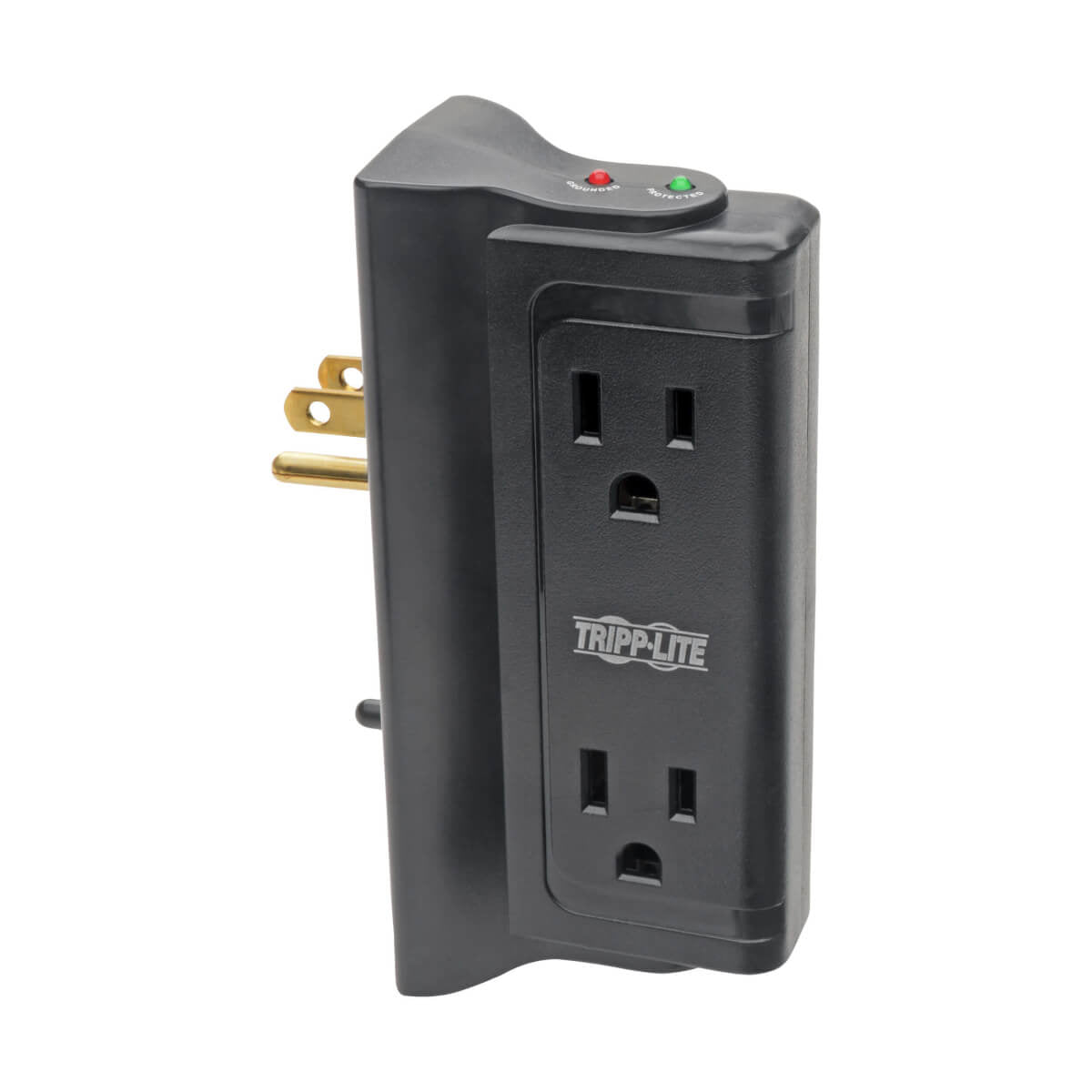 TLP4BK - Tripp Lite SURGE PROTECTOR WALLMOUNT DIRECT PLUG IN 120V 4 OUTLET 720 JOULE