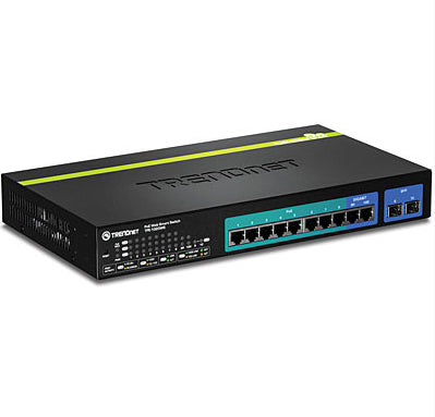 TPE-1020WS - Trendnet 10-PORT /W 2 MINI-GBIC SLOTS8 POE, 2 SFP