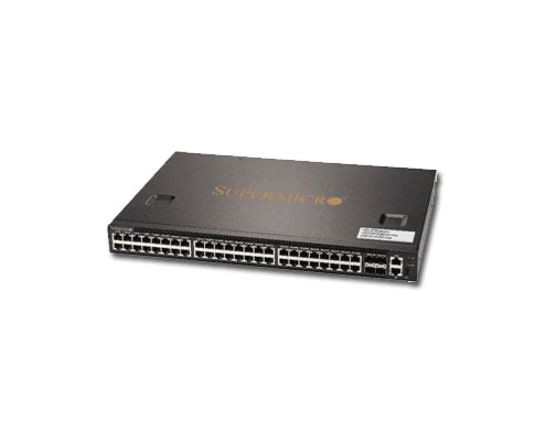 Supermicro SSE-G3648BR network switch L2/L3 Gigabit Ethernet (10/100/1000) 1U Black