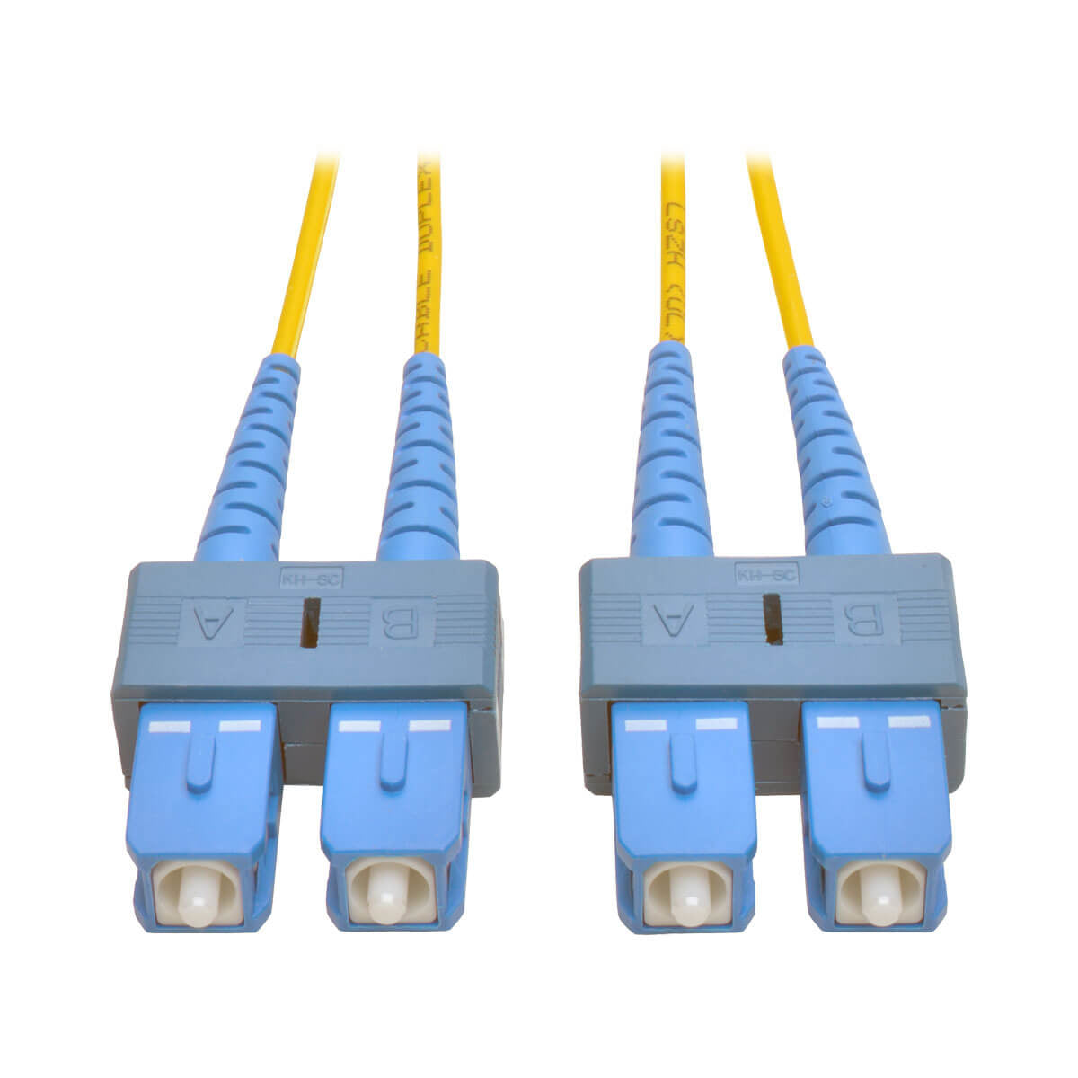 Tripp Lite N356-15M fiber optic cable 590.6" (15 m) 2x SC OFNR Blue, Yellow