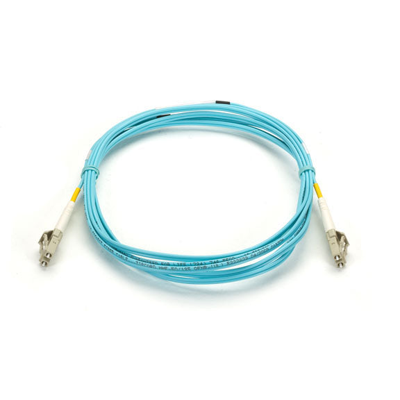 EFNT010-003M-LCLC - Black Box OM3 50/125 MULTIMODE FIBER OPTIC PATCH CABLE - OFNR PVC LC TO LC AQUA 3-M
