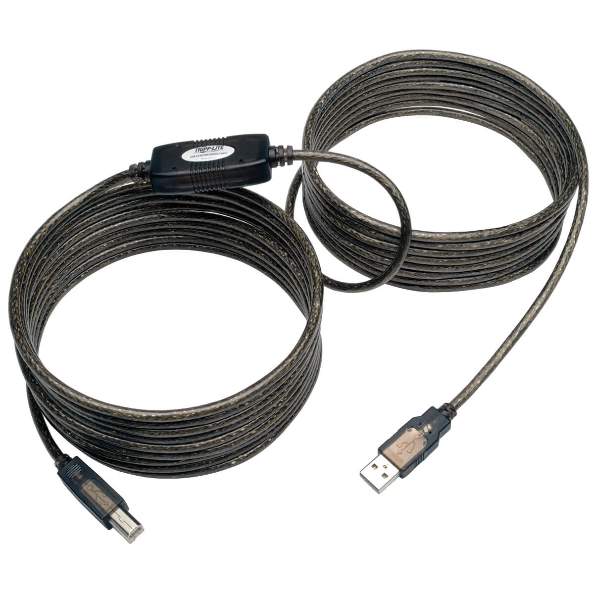 U042-025 - Tripp Lite USB 2.0 HI-SPEED A/B ACTIVE REPEATER CABLE (M/M) 25-FT.