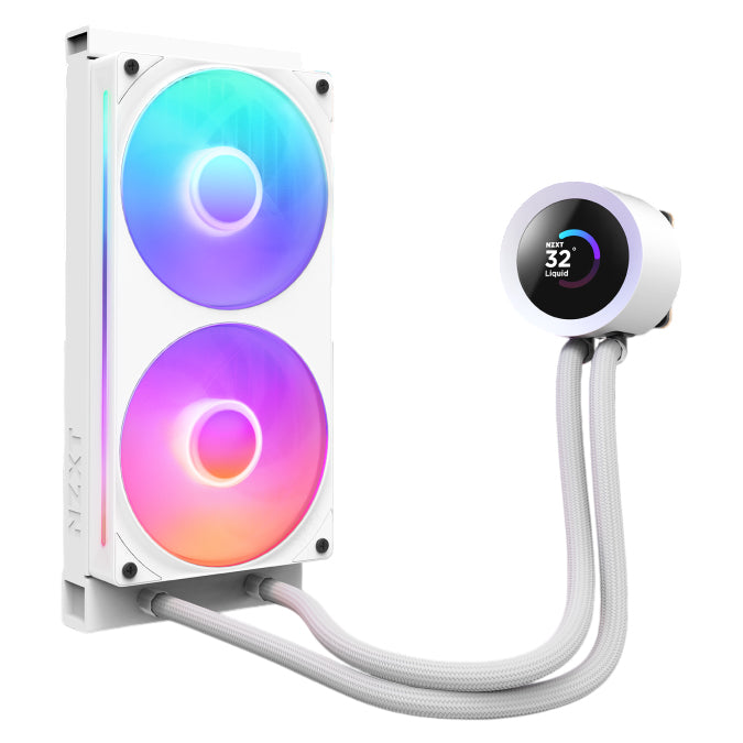 RL-KR240-W2 - NZXT Kraken Plus 240 RGB White AIO Liquid CPU Cooler