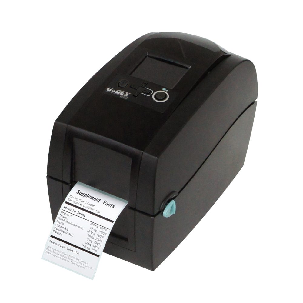 GP-RT200I - Godex 2-Inch Thermal Transfer Desktop Label Printer