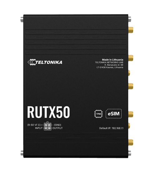 RUTX50 - Teltonika Industrial Dual-SIM 5G Router