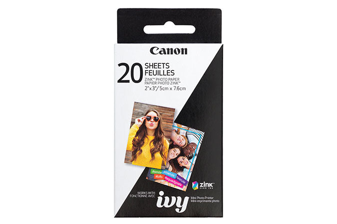 3214C001 - Canon ZINK PHOTO PAPER PACK (20 SHEETS)