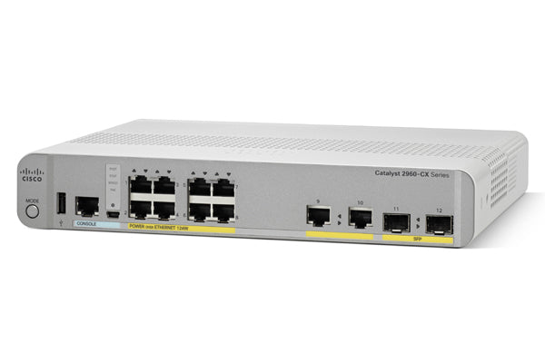 WS-C2960CX-8PC-L - Cisco CISCO CATALYST 2960-CX 8 PORT POE, LAN B