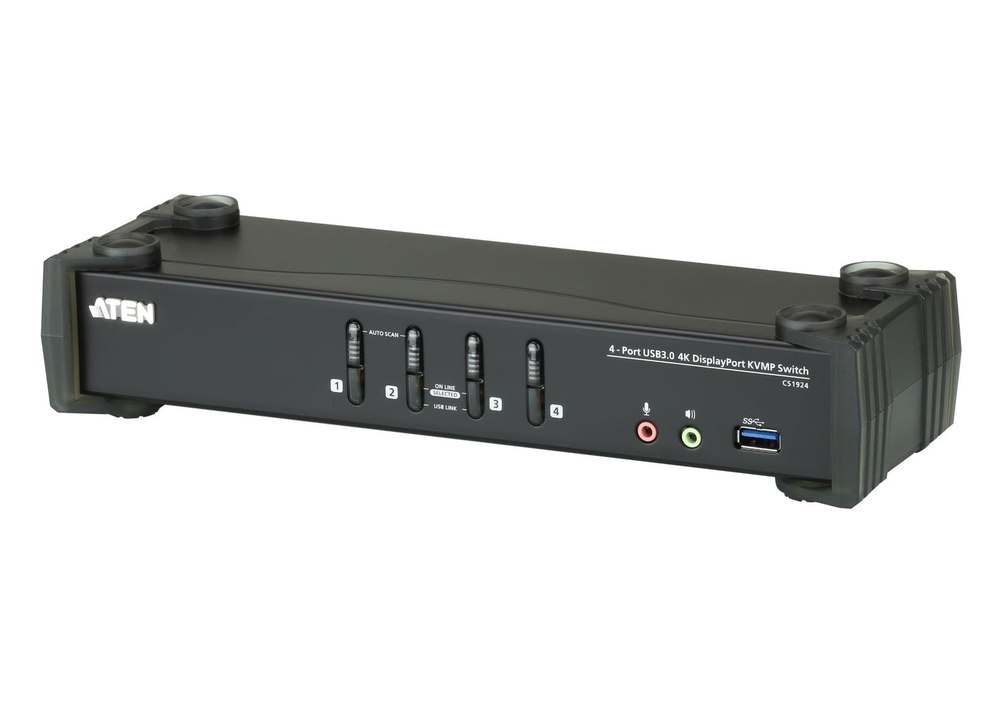 CS1924 - ATEN 4-PORT USB3.0 4K DISPLAYPORT KVMP SWITCH SUPPORT UP TO 4096X2160 60HZ