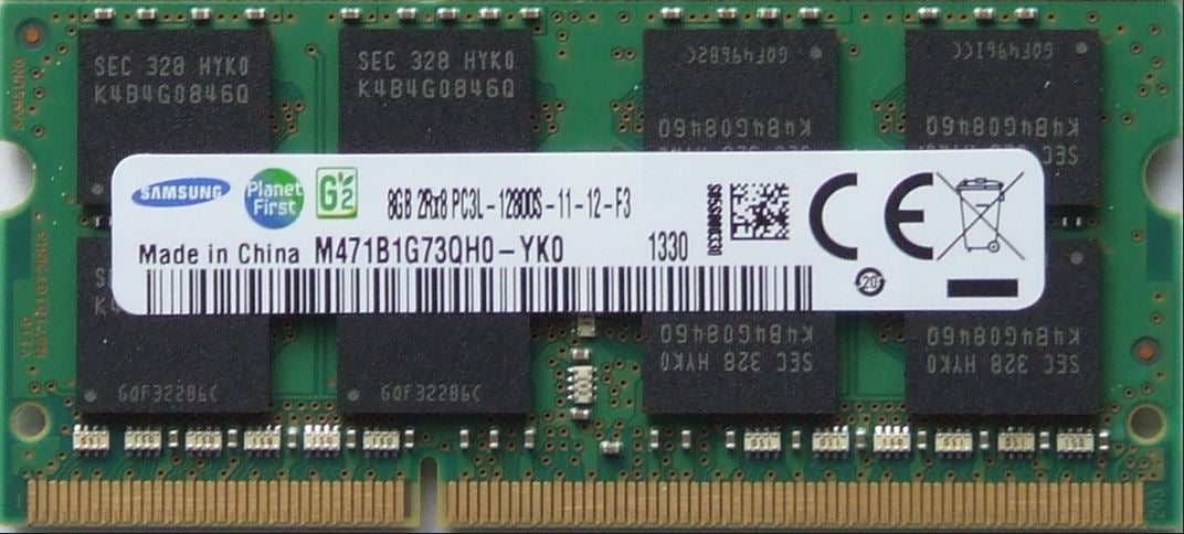 Samsung 8GB PC3-12800 memory module DDR3 1600 MHz