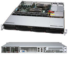 Supermicro SYS-6019P-MTR server barebone Intel® C621 LGA 3647 (Socket P) Rack (1U) Black