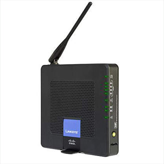 Cisco WRP400 wireless router Fast Ethernet Black