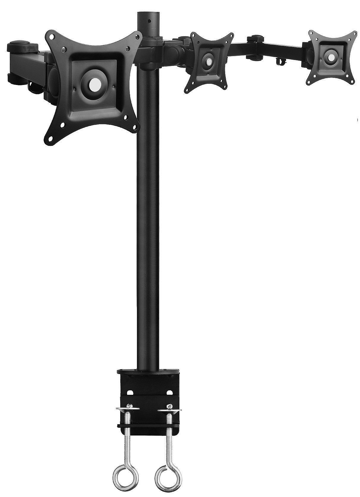 CE-MT0R12-S3 - Siig ARTICULATING TRIPLE MONITOR DESK MOUNT -INDEPENDENTLY TILT SWIVEL ROTATE THREE
