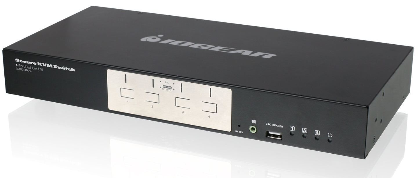 GCS1214TAA3 - iogear 4PORT DUAL-LINK DVI SECURE KVM