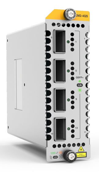 Allied Telesis AT-XEM2-4QS network switch module 40 Gigabit Ethernet