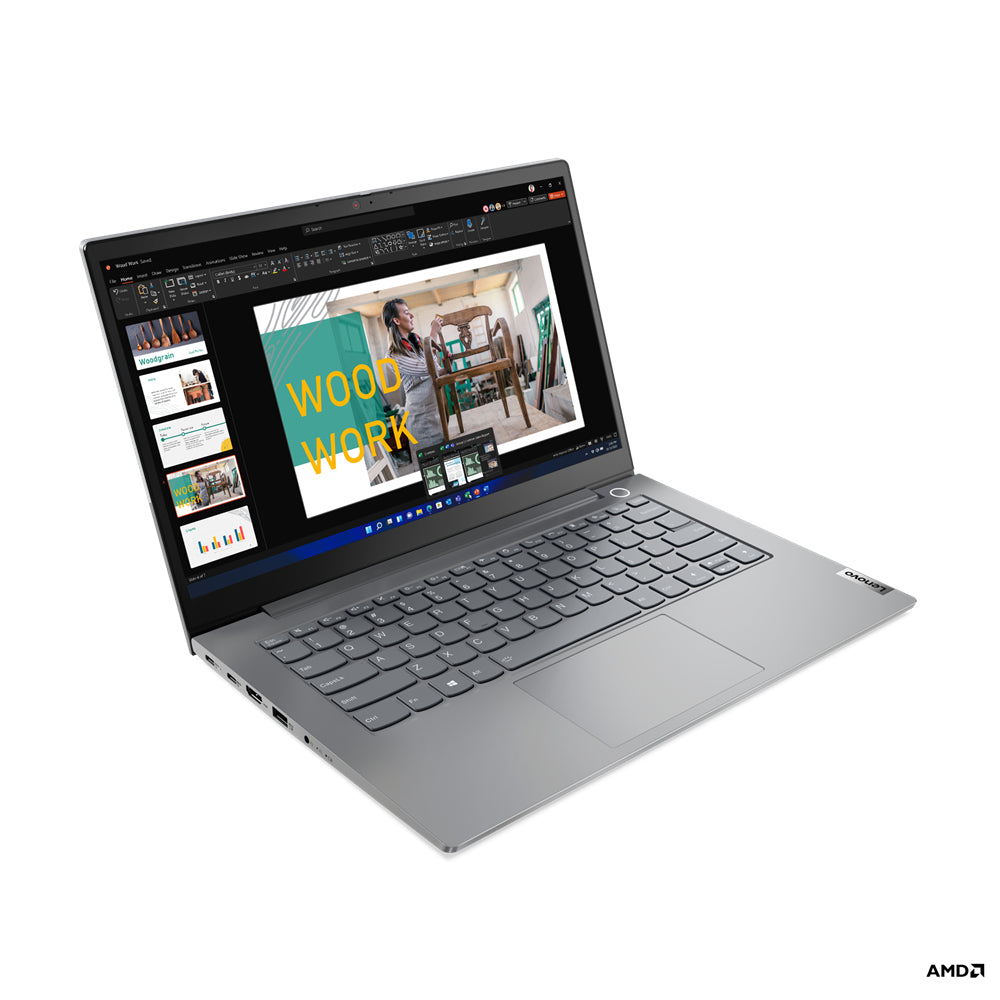 Lenovo ThinkBook 14 5625U Notebook 14" Touchscreen Full HD AMD Ryzenâ„¢ 5 16 GB DDR4-SDRAM 256 GB SSD Wi-Fi 6 (802.11ax) Windows 11 Pro Gray