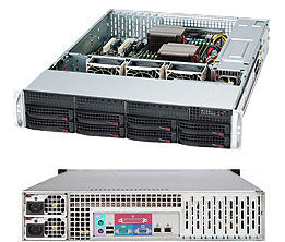 Supermicro SC825TQ-R740LPB Rack Black 740 W