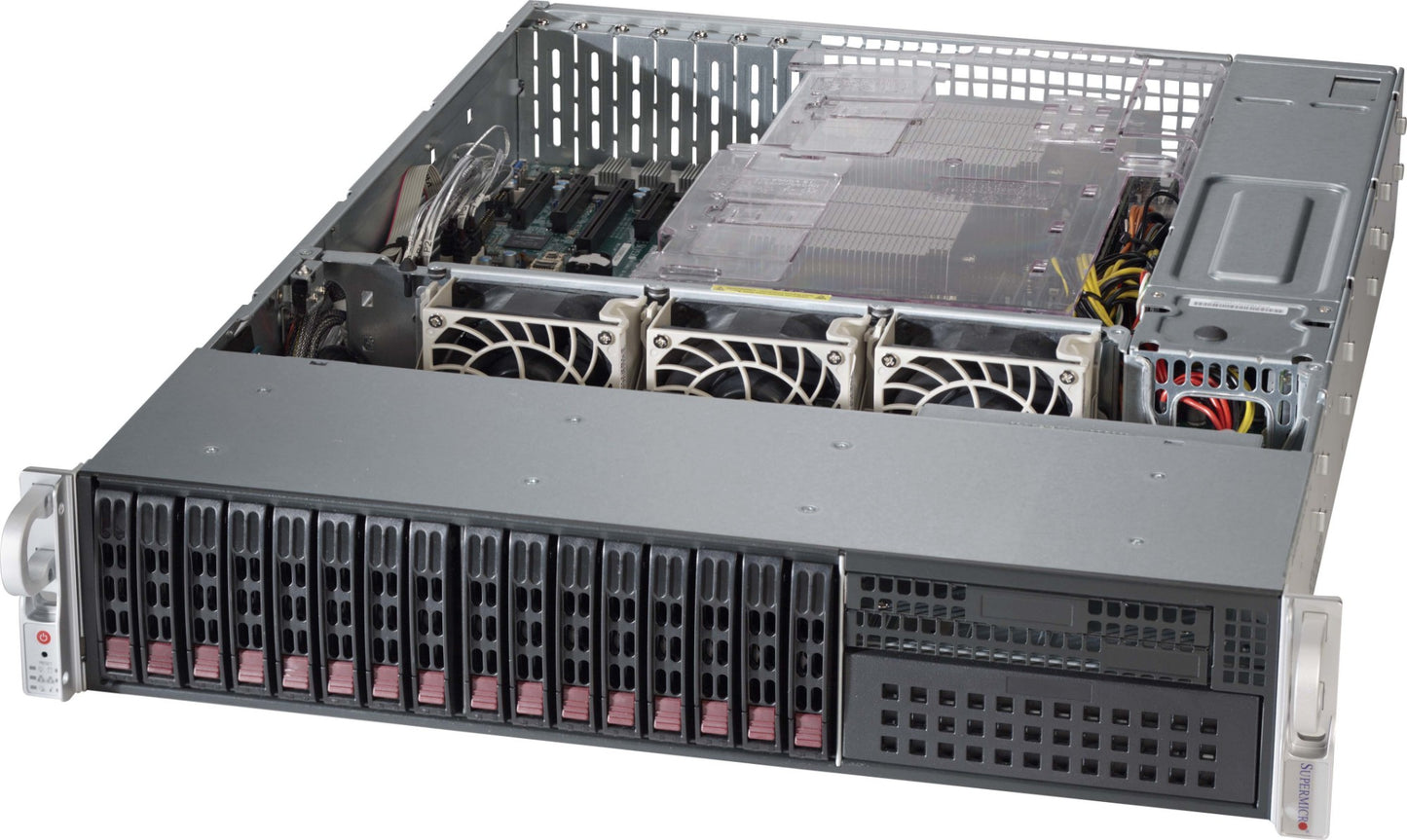 Supermicro 213AC-R920LPB Rack Black 920 W