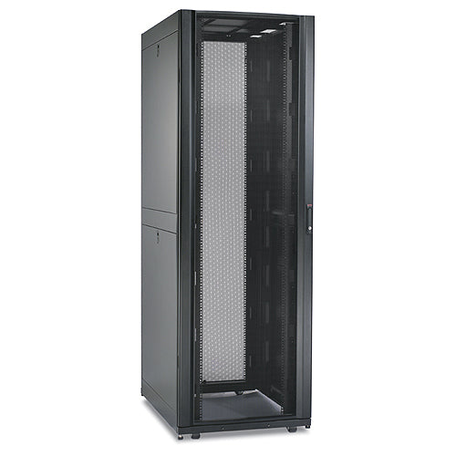 NETSHELTER SX 45U 750MM WIDE X 1200MM DEEP ENCLOSURE WITH SIDES BLACK -2000 LBS.