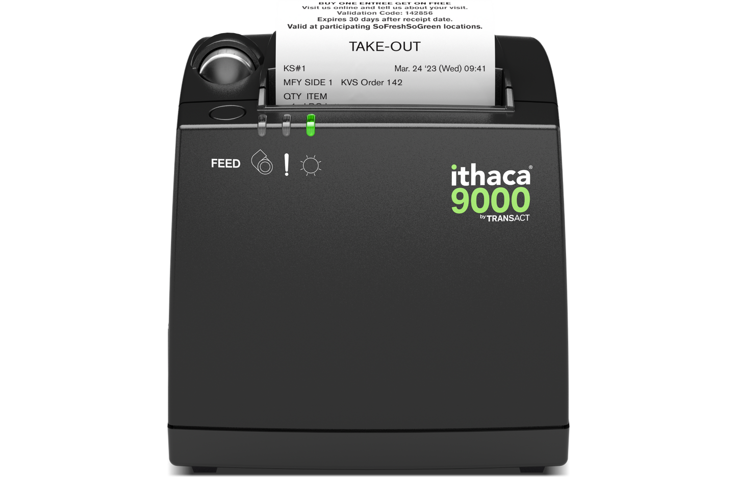 9000-USB - Ithaca 3-in-1 Thermal Receipt Printer