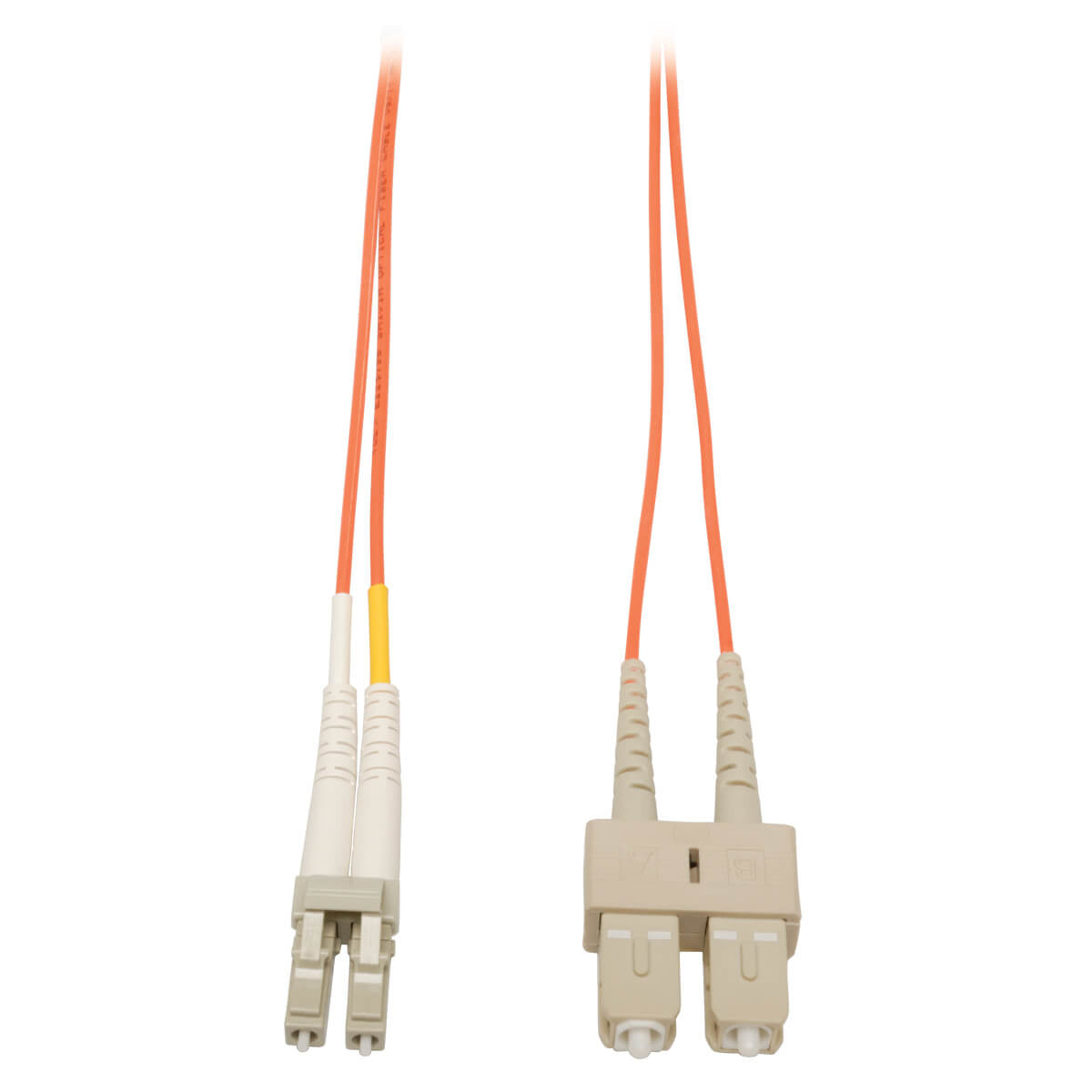 Tripp Lite N316-25M fiber optic cable 984.3" (25 m) 2x LC 2x SC OFNR Beige, Gray, Orange