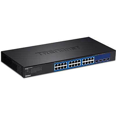TEG-30284 - Trendnet 24-PORT GIGABIT WEB SMART WITH 4 X 10G SFP+ SLOTS,LIMITED LIFETIME WARRANTY