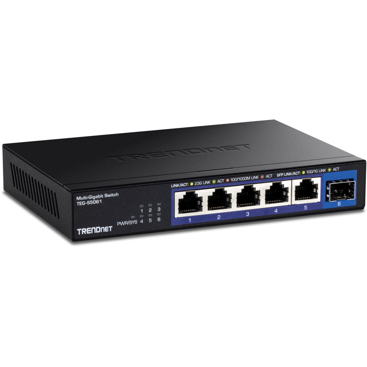 TEGS5061 - TRENDnet 6-Port 2.5G Unmanaged Switch
