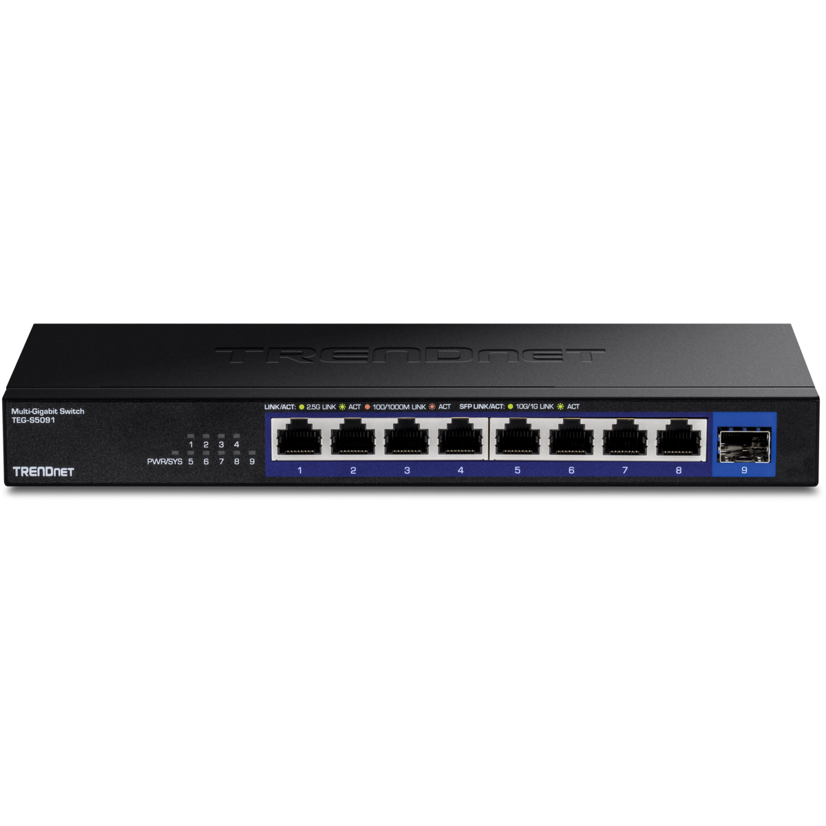 TEG-S5091 - TRENDnet 2.5G Unmanaged 10G SFP+ Port Switch