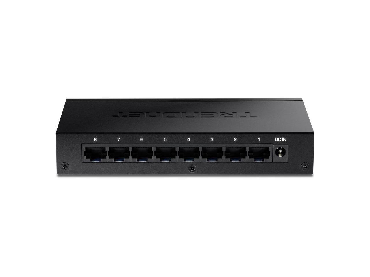 TEG-S83 - TRENDnet 8-Port Gigabit Desktop Switch NDAA TAA compliant