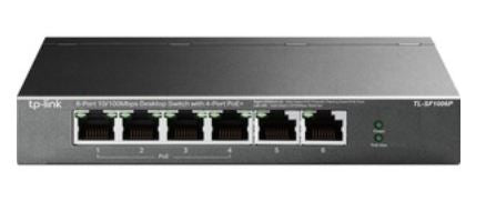 TL-SF1006P - TP-Link 6-PORT 10/100MBPS DESKTOP SWITCH WITH 4-